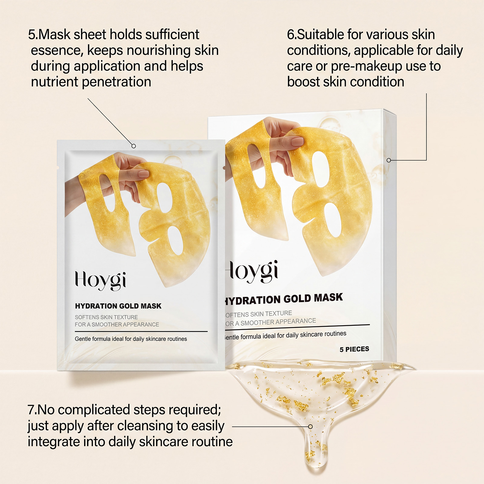 24 Ayar Altın Yüz Maskesi Niac - Luxury Gold Skincare incelemesi ve fiyatı