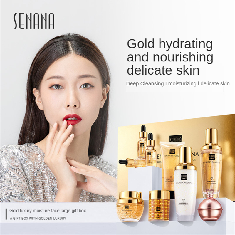 Kadın 24K Altın Cilt Bakım Set - Luxury Gold Skincare incelemesi ve fiyatı