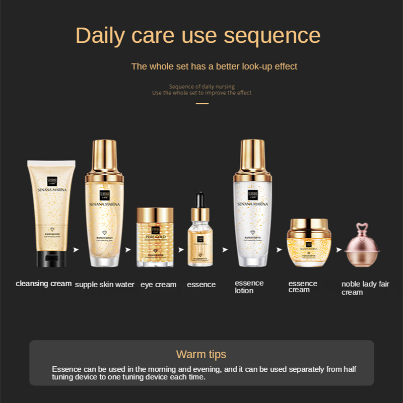 Kadın 24K Altın Cilt Bakım Set - Luxury Gold Skincare incelemesi ve fiyatı