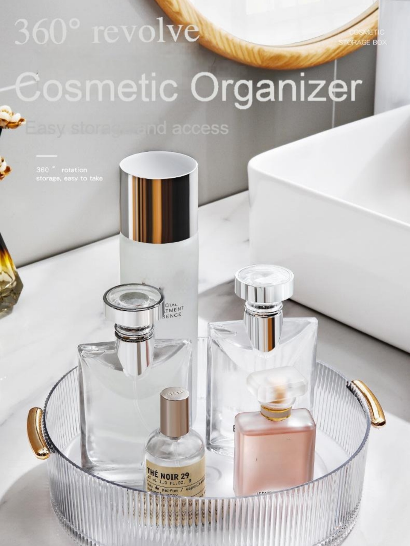 Dikey Nervürlü Şeffaf Makyaj S - Luxury Skincare Gifts incelemesi ve fiyatı
