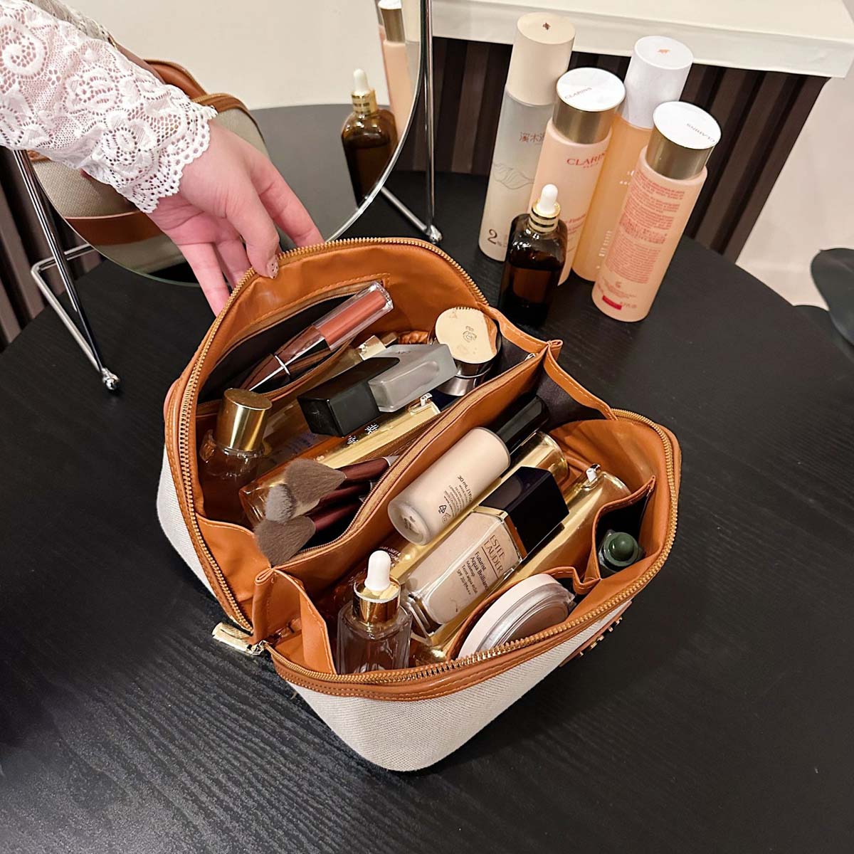 Retro hafif lüks, sade kanvas  - Luxury Skincare China incelemesi ve fiyatı