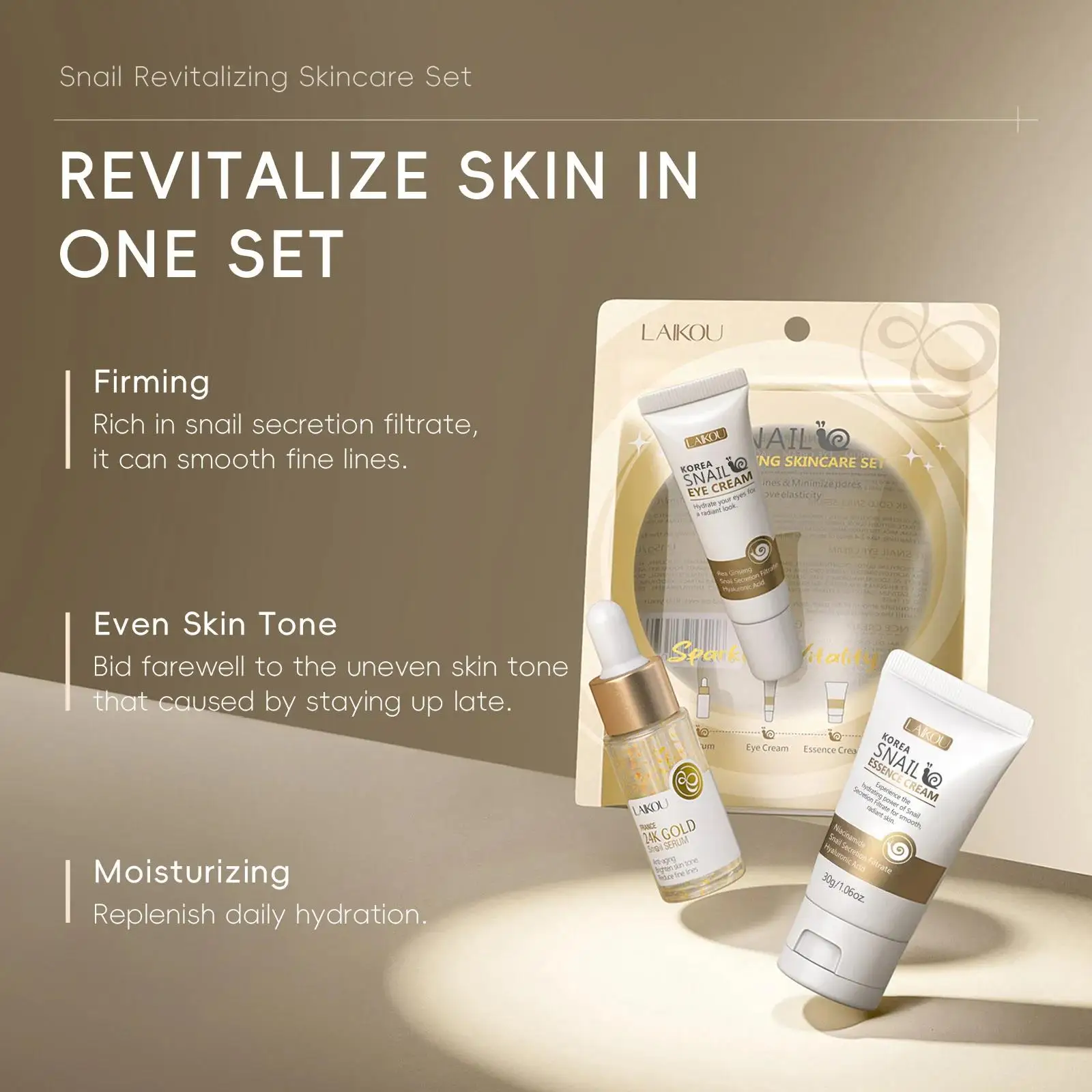 24 Ayar Altın Salyangoz Onarıc - Luxury Gold Skincare incelemesi ve fiyatı