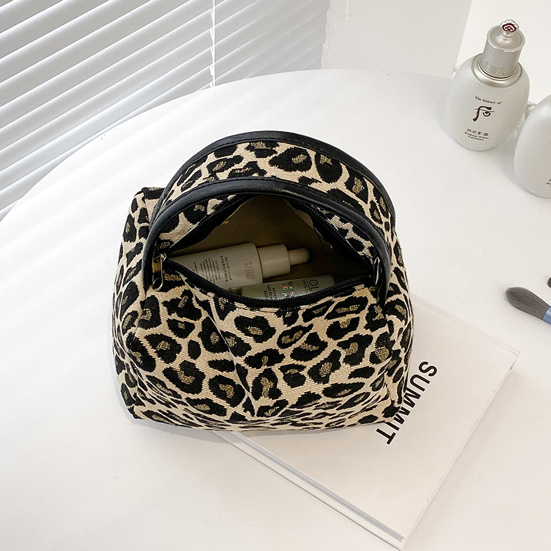 Leopar makyaj çantası lüks büy - Luxury Skincare China incelemesi ve fiyatı