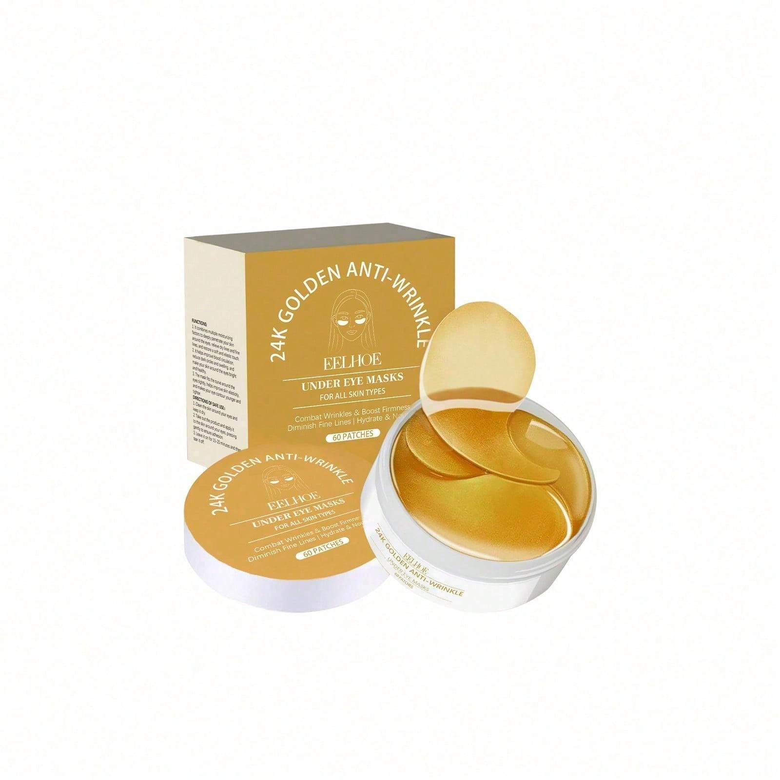 24K Altın Göz Maskesi, 60 Adet - Luxury Gold Skincare incelemesi ve fiyatı